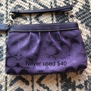 Coach wristlet